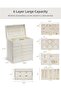 6 Layer Large Jewelry Box - Beige - 5