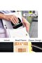 Portable Travel Velvet Jewelry Box with Mirror (Black) - 3