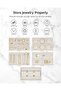 6 Layer Large Jewelry Box - Beige - 3