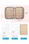 Jewelry Organizer - Transparent Ring-Binder Travel Pouch (Green) - 3