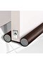 Door Draft Stopper, 1 Pc Under Door Draught Excluder, Noise Blocker (Brown)