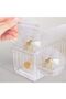 Tclnyer Acrylic Jewelry Box Organizer with 20 Portable Anti-Tarnish Jewelry Bags - 5