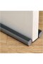 2PCS Door Draft Stopper 95cm - Adjustable, Washable, Cuttable (Black)