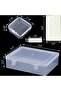 Bead Organizer Box - 30 Mini Clear Plastic Storage Containers with Hinged Lid - 2