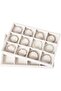 2PC Stackable 12-Grid Velvet Jewelry Organizer Tray (12grid+12grid) - 3