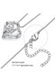 Eternal Red Rose Flower Gift Box with Heart Necklace, Forever Rose for Women - 2