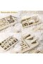 Jewelry Trays Organizer Set for Drawers, Stackable Velvet Inserts, 4-Piece (Beige) - 5