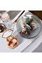 1Pack Vintage Hexagon Gold Glass Jewelry Keepsake Box - 5