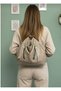 Women's Soft Leather Multi-Compartment Large Backpack and Shoulder Bag (41x33 cm) - 3