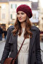 Thick Knitted Double Layer Luxury Painter Beret |   Bohemian Style Women's Beret