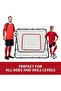 Football Bouncer - Adjustable Kickback Rebounder (100/120 cm) - 2