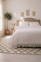 Nina Double Duvet Cover Set 200X220 Cream (6 Pieces) - 3