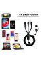 ZEROSPACE ZA086 5-in-1 Multi-Function Nylon Braided Fast Charging Cable for iOS/Android/PD - 2