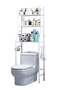 Toilet storage rack,3-tier bathroom storage shelf,over the bathroom shelf organizer stand,high capac