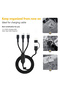 ZEROSPACE ZA086 5-in-1 Multi-Function Nylon Braided Fast Charging Cable for iOS/Android/PD - 3