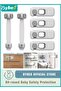 6-Piece Baby Safety Locks, Kids Security Locks Set, Adjustable Children Safety Locker for Freezer, C