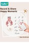 Baby Milestone Monthly Blanket Mat with Double-Sided Milestones Cards and Circle Garland Thick Flann - 2