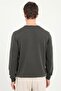 Men's Regular Fit V-Neck Khaki Knitwear - 3