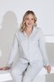 Angelique 100% Cotton Front Buttoned Long Sleeve Women's Pajamas Set 21228-21229 - 4