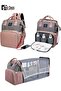 Mommy Backpack Simple And Multifunctional Mommy Bag With Folding Bed, Mosquito Net, Anti-Mosquito In