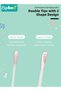 400PCS Baby Cotton Swabs, Double-headed Ear Spoon, Baby Cotton Buds, Baby Cotton Safe Swabs for Del - 4