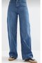 New Product//Flexible//High Waist//Slop//Women's Palazzo Jeans - 2