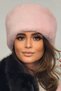 Women's Winter Kalpak Hat Soft Textured Plush Faux Beanie - Mink Pink - 5
