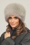 Russian Style Long Fur Trendy Kalpak Hat Winter Plush Vegan Faux - Soft Grey - 6