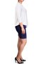 Double Layer Maternity & Nursing Dress - Cream and Navy - 2
