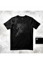 Horse Pattern Crystal Stone Printed Cotton Crew Neck T-Shirt Black - 2