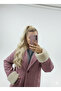 Women's Regular Jacket Collar Lined Buttoned Cashmere Coat - 6
