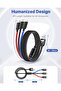 3 in 1 Charging Cable, Multi Charging Cable 2Pack 1.2M Fast Charging (Type-C, Micro USB, Lightning) - 6