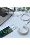 Coiled USB C Cable for Mechanical Keyboard, 4.92ft - White - 7