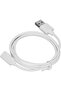 USB-C Female to USB-A Male OTG Adapter Cable, 39-inch, White - 3