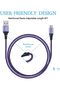Micro USB Cables (4 Pack, 6ft) Nylon Braided Fast Charging USB 2.0 A Male to Micro B - 3