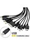 10-in-1 Multi Charging Cable, Universal USB Cable with 10 Ports - 2