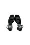 Platform High Heel Black Satin Women's Shoes - Plt8188 - 3