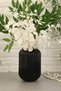 Decorative Line Glass Vase Black 20 cm •• Home Decoration Trend Vase Luxury Living Room Vase Console Desktop | |   Modern Vase Models Flower Vase Tabletop Vase Live Flower & Artificial Flower Balcony Decoration Mirror - 7