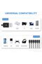 Micro USB Splitter Cable, 6-in-1 Multi Micro USB Charging Cable, 5ft - 5