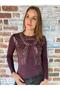 Women's Italian Sim Bead and Sequin Detailed Bolero Set Blouse and Vest 36-42