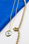 Transparent Handmade Evil Eye Bead Bijouterie Necklace, Gift Necklace - 2