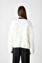 Ecru Tasseled Knitwear Cardigan - 4