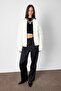 Ecru Tasseled Knitwear Cardigan - 3