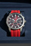 Red Silicone Cord Men's Wristwatch L.St.1.10419-2