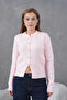 Women's Crew Neck Button Detailed Knitwear Cardigan - 5