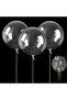 30 Inch Transparent Bobo Balloon – Large Size Durable Party and Birthday Decoration Balloon 75 cm Double Outlet - 5