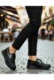 Women's Genuine Leather Full Orthopedic Laser Pattern Embroidered Bone Protruding Comfortable Mother Shoes - 5