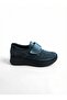 Women's Genuine Leather Full Orthopedic Laser Pattern Embroidered Bone Protruding Comfortable Mother Shoes - 5