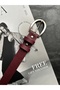 Lust Classic Patterned Women's Silver Buckle Belt Coat Belt Dress Belt Trouser Belt - 3