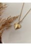 Gold Figure Steel Necklace with Paperclip Chain
